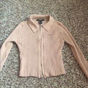 forever 21 crop top with zippers